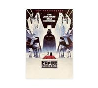 Movie Poster Star Posters Wars Episode V The Empire Strikes Back Science Fiction Adventure Film 4 Canvas Poster Wall Art Decor Print Picture Paintings for Living Room Bedroom Decoration 16x24inch(40x6