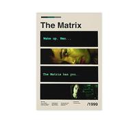 Movie Poster -The Matrix Canvas Poster Bedroom Decor Sports Landscape Office Room Decor Gift Unframe-style 12x18inch(30x45cm)