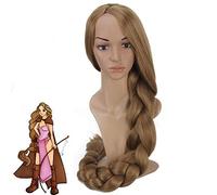 Movie Rapunzel Cosplay Wig Super Long Straight Blonde Ponytail Synthetic Wigs Halloween Party Costume Wig Anime