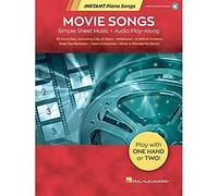 Movie Songs - Instant Piano Songs. Includes Audio Online: Simple Sheet Music + Audio Play-Along