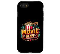 Movie Staff Party Night Behind The Scene Awesomeness Popcorn Case for iPhone SE (2020) / 7 / 8