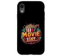 Movie Staff Party Night Behind The Scene Awesomeness Popcorn Case for iPhone XR