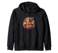 Movie Staff Party Night Behind The Scene Awesomeness Popcorn Zip Hoodie