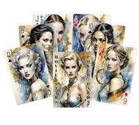 Movie Stars Poker Cards - Glamorous Deck for Cinema Lovers & Game Night Enthusiasts