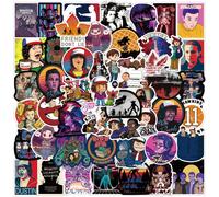Movie Stranger Things Stickers Cool Vinyl Waterproof Stickers for Kids Teens Adults Water Bottle Laptop Suitcase Luggage Skateboard Decorations