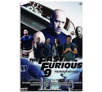 Movie The Way To F9 Fast & Furious Poster Wood Puzzle 1000 Pieces Adult Toys Decompression Game Vq562Zw 70x50CM