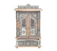 Movie Time Video 59069-DS Hindu Puja Mandir/Temple/Alter, Aluminum Plated with Doors