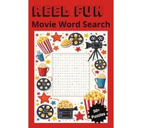 Movie Word Search Puzzle Book: Word searches with easy to read print about Movies, Cinema and Hollywood | 6x9 inches, 110 pages | 50+ Puzzles... Gift for Vacations, Holidays and Free Times