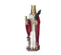 Moviebros St. Barbara Statue, Saint Barbara Holy Figurine Sculpture, 9 Inch