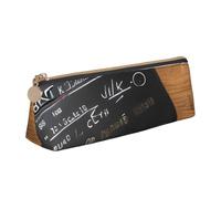 Movies Clapperboard Pattern Print Leather Pencil Case Zipper Pencil Multifunctional Stationery Bags