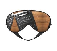 Movies Clapperboard Pattern Print Soft Eye Mask - Comfortable Sleep, Elastic Nighttime Shade, Eye Covers for Travel, Meditation