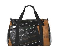 Movies Clapperboard Pattern Print Stylish Foldable Carry On Tote with Waterproof Zipper for Weekend Getaways Bag