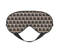 Movies Clapperboardprint Travel Office Airplane Night Sleep Shading Blindfold Adjustable Strap Eye Mask