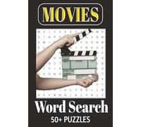 Movies Word Search Puzzle Book: Word Searches with Easy to Read Print About Movies, Cinema, Scripts, and More | 6x9 inches, 110 pages | 50+ Puzzles... Gift for Vacations, Holidays, and Relaxation