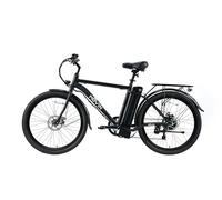 MOVIN 26" Black Electric Bike for Adults 250W Rear Motor 36V12.5Ah Battery Hybrid E Bike with 7-Speed, LED Display, Disc Brakes, Pedal Assist Electric Bicycle - UK Legal - EB017S26B