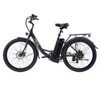 C1 Electric Bike - City Bike, Black, 7-Speed, 6-8hr Charging Time, 55km Range, Up to 25km/h, Anti-Skid Tires - Electric Bicycle for Men and Women - EB017S261B [2025]