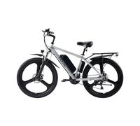 MOVIN M1 Electric Bike - Mountain Bike, White, 21-Speed, 6-8hr Charging Time, 55km Range, Up to 25km/h, Front Suspension - Electric Bicycle for Adults - EB0121S26W [2025]
