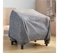 Moving Blanket Grey Fabric 150x200cm Pack of 10 Heavy Duty Protective Soft-Feel+