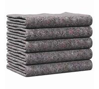 vidaXL Moving Blankets 25 pcs Grey 150 x 200 cm Fabric