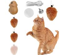 Moving Cat Toy | Interactive Cat Toy | Abs Electronics Cats Toys | 4.53 Inch Sensor Activated Ball | Perfect for Small Medium and Large Cats to Play Exercise and Relieve Boredom