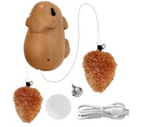 Moving Cat Toy - Pet Enrichment Ball with Bell | Interactive Smart Exercise Toy - Carincho Design Simulation Motion Play - Cats PE