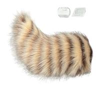 Moving Cosplay Tail - Remote Control Car Decoration | Fuzzy Wagging Plush Tail For Drivers & Bikers, Electric Animal Tails For Halloween Masquerade Stage Performance Concert Parade Accessory