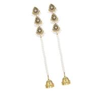 Moving Decoration Ear Posts Secure Fastening Mechanism Dailywear Jewelry Females Women Gift Thoughts Metal Mixture Swing Ear Posts