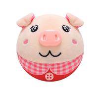 Moving Dog Ball | Interactive Dog Toys | Bouncing Piggy Dog Toy | Active Moving Pet Plush Toy for Dogs | Cartoon Squeaky Ball Dog Toy | Pet Electric Jump Ball for Pets