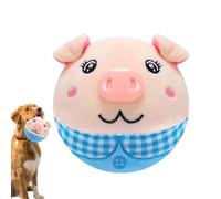 Moving Dog Ball | Interactive Dog Toys | Bouncing Piggy Dog Toy | Active Moving Pet Plush Toy for Dogs | Cartoon Squeaky Ball Dog Toy | Pet Electric Jump Ball for Pets