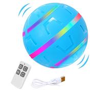 Moving Dog Ball | Moving Rolling Ball Dog Toy | Bouncing Vibrating USB Rechargeable Pet Supplies, Pet Toys with Light for Boredom Exercise Enrichment Indoor Outdoor