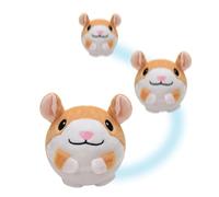 Moving Dog Ball Toy, Moving Pet Plush Toy - Interactive Talking Bouncy Ball Pet Plush Toy Talking Toy with Ball for Moving Dogs
