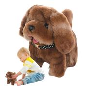 Moving Dog Toy For Kids - Animated Walking Toy - Interactive Plush Puppy Doll, Realistic Walking Electronic Dog Adorable For Indoor Outdoor Use
