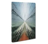 Moving Forward Canvas Print | Gallery Wrapped 30mm Frame Wall Art | 30x20 inches | Ready to Hang | Abstract Picture | Living Room Bedroom Lounge Office