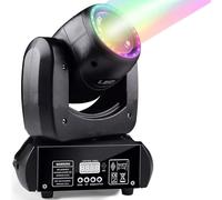 Moving Head DJ Lights, 200W LED Stage Light, Beam Spot RGBW Sound Activated for Weddings, Live Shows, and Parties, 18 Prism Styles