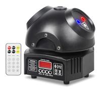 Moving Head Light, DJ Stage Lights with 13ch DMX Control and Sound Activation for Party Home KTV Bar