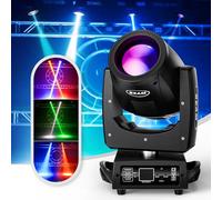 Moving Head Stage Light, 230W Beam Sharpy DJ Light with 14 Gobos, 13 Colors, DMX512 Sound Activated Control, Ideal for Parties, Discos, and Weddings