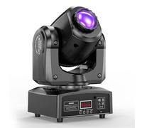 Moving Head Stage Light 50W LED RGB Disco Light dmx512 GOBO Spot Beam Party Lights 8 Gobos 8 Colours Sound Control for Bar DJ Club Christmas Wedding