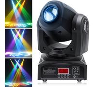 Moving Head Stage Light LED RGB Disco Light dmx512 Moving Heads Wash Spot Beam Lights Lamp for Party Bar DJ Club Christmas Halloween Wedding Birthday