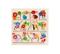 Moving Maze Toys, Learning Educational Sensory Toys For Toddlers Coordinated Wood Hand-Eye Kids, Development, and