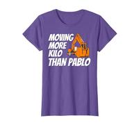 Moving More Kilo Than Pablo Funny Digger Driver Construction T-Shirt