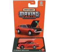 Moving Parts Matchbox 1975 Mitsubishi Lancer Celeste [Red] 43/50, Scale 1:64 Diecast Vehicle