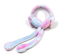 Moving Rabbit Ear Muffs Kids Warm Winter Plush | Adorable bunny , plush exterior, playful winter style, keeps kids smiling outdoors
