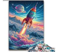 Moving Rocket 2000 Piece Jigsaw Puzzles for Adults & Teens, Help The Brain Exercise Addictive Toys to Cultivate Patience Perfect Decoration (70x100cm)