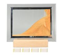 Moving Sand Art Painting Night Light D Dynamic Sandscape Moving Sand Picture with LED Lights Relaxing Desktop Art for Home Decor Office