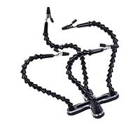 Moving Soldering Third Hand PCB Circuit Board Holder 4 Flexible Arm Black