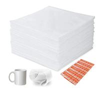 Moving Supplies, 15"x15" 50 Pack Cushion Foam Pouches, Packing Supplies for Moving and Storing, Foam pouches for Packing Dishes, Glasses, Cups.