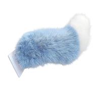 Moving Tail Car Decoration Remote Control Wagging Animal Tail for Car Bumper - RC Electric Motorized Plush Cute Puppy Dog Tails Adjustable Speed Self-Adhesive Novelty Cars Accessories Gift
