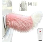Moving Tail - Wagging Remote Control Realistic Cute Decor, Rechargeable Car Ornament | Dynamic Exterior Accessory, Designed For RV Travel, Truck Styling, Motorcycle Customization, Home Decoration