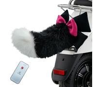 Moving Tail,Wireless Remote Control Self-Adhesive Movable Decoration,Cat Tail for Car - for Automotive Auto Vehicle Motorcycle Bumper Trunk RV