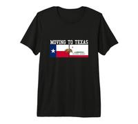 Moving to Texas Leaving California State Flag Bear Premium T-Shirt